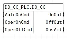 Обвязка блоков шаблона FBD_DO_CC