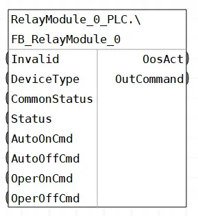 Обвязка блоков шаблона FBD_RelayModule_0