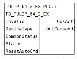 Обвязка блоков шаблона FBD_TULIP_64_2_EX