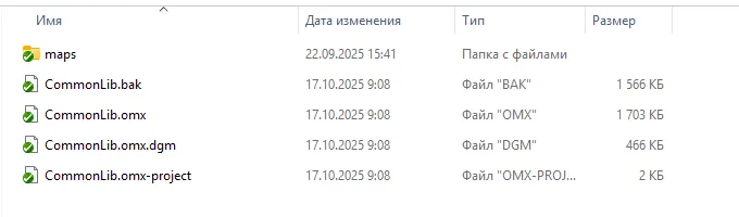 Содержимое библиотеки CommonLib