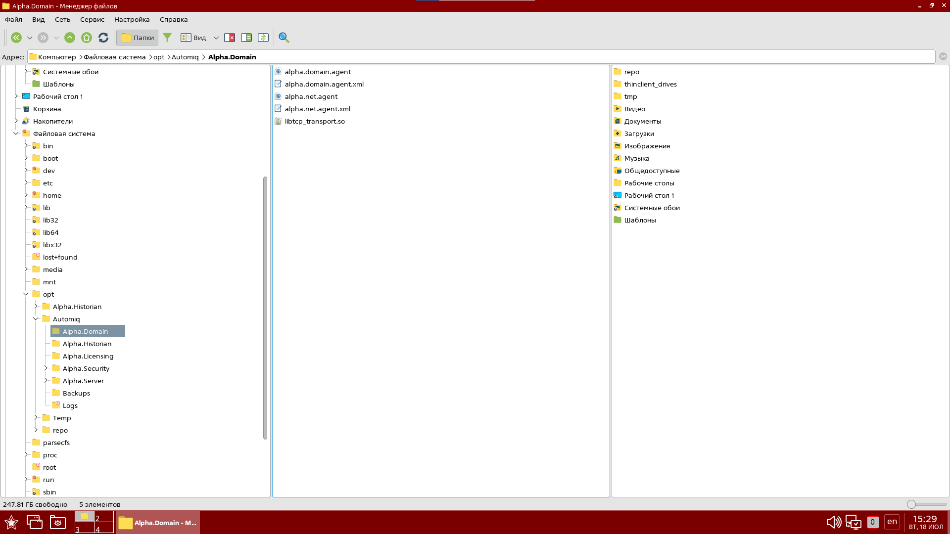 Настройка сервера Astra Linux, установка компонентов «Альфа Платформа» - рисунок 4